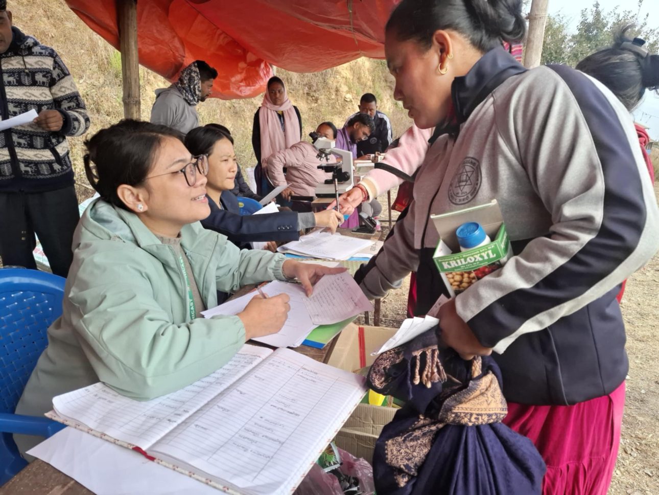रामपुर नगरपालिका वडा नं. ९ मा एकीकृत घुम्ती शिविर सम्पन्न