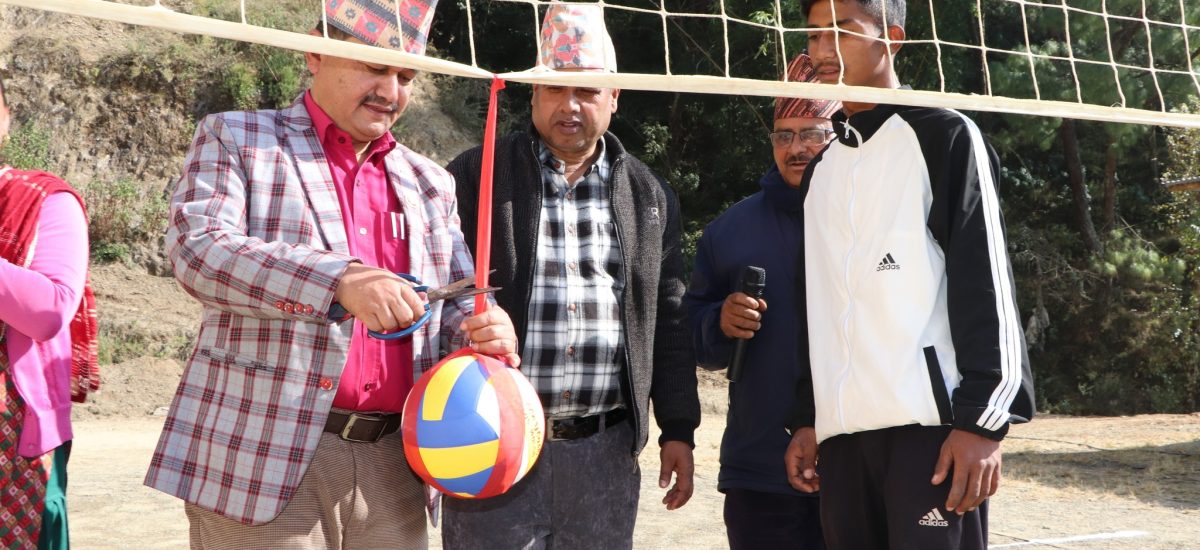 रिब्दीकोट गाउँपालिकामा तेस्रो वडा अध्यक्ष कप भलिबल प्रतियोगिता सुरु