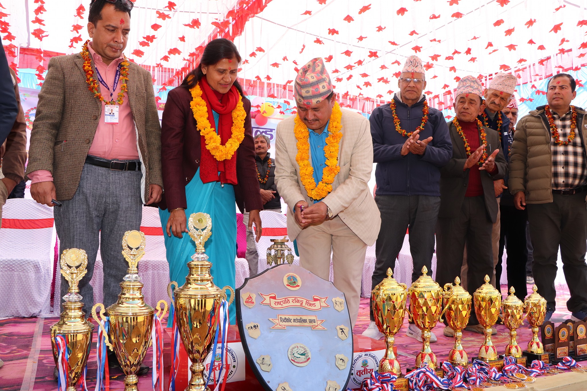 रिब्दीकोटको कोहल खेलमैदानमा सातौँ राष्ट्रपति रनिङ शिल्ड सुरु