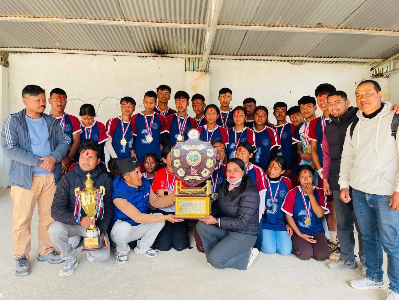 रैनादेवी छहरामा छैठौँ राष्ट्रपति रनिङ शिल्ड सम्पन्न  : उपाधि महाकाली माविलाई , गंगा मावि दोस्रो