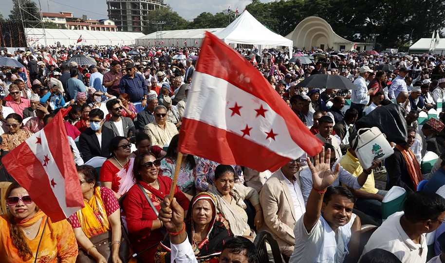 गगन थापाले उद्घाटन गरे काँग्रेसको महाधिवेशन